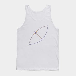 Long Bow with Arrow Tank Top